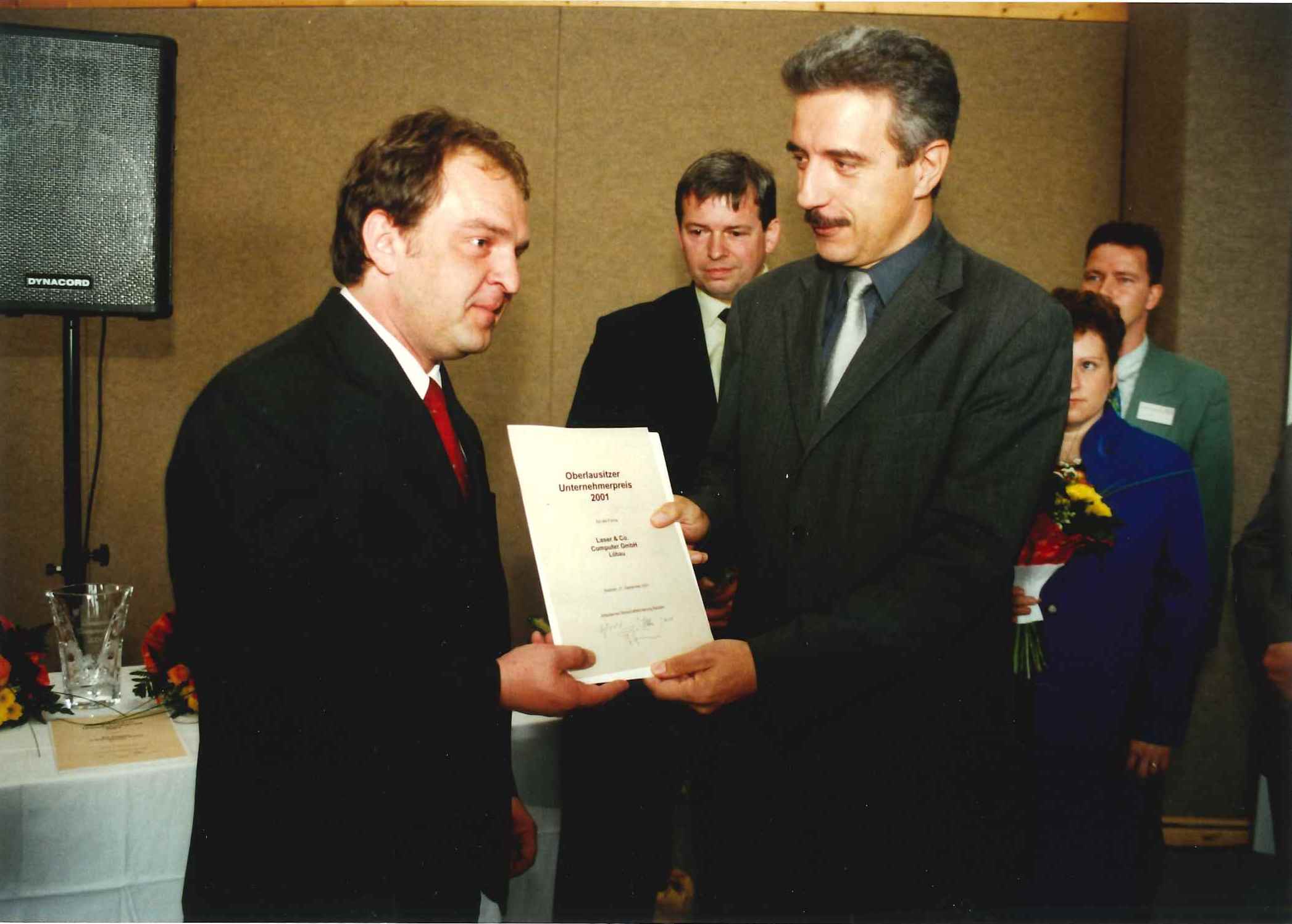 Ceremonia wręczenia nagród OLUP 2001