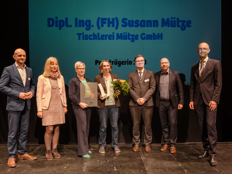 Zdobywczyni nagrody Susann Mütze - Tischlerei Mütze GmbH