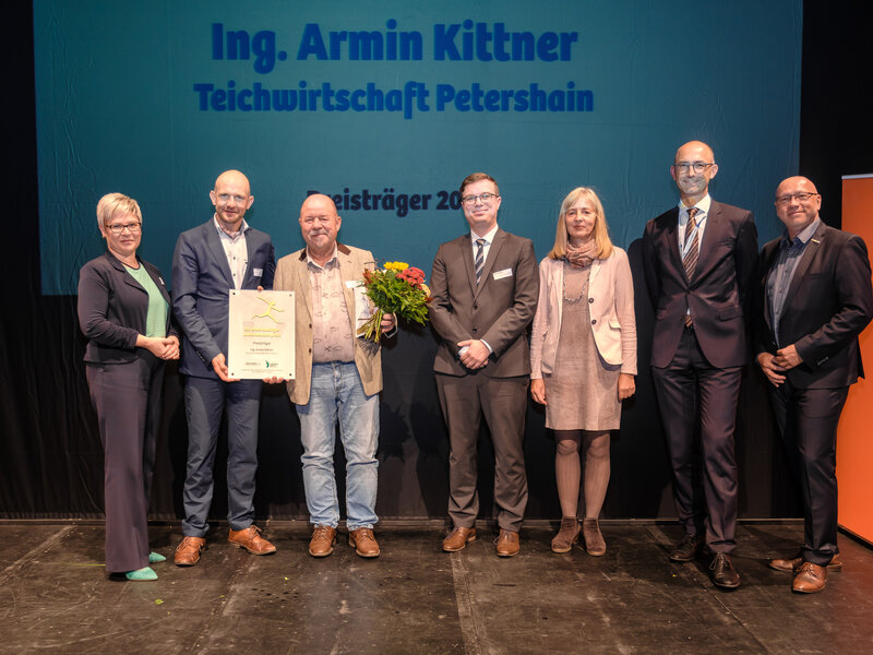 Oceněný Armin Kittner - Rybniční hospodářství Petershain