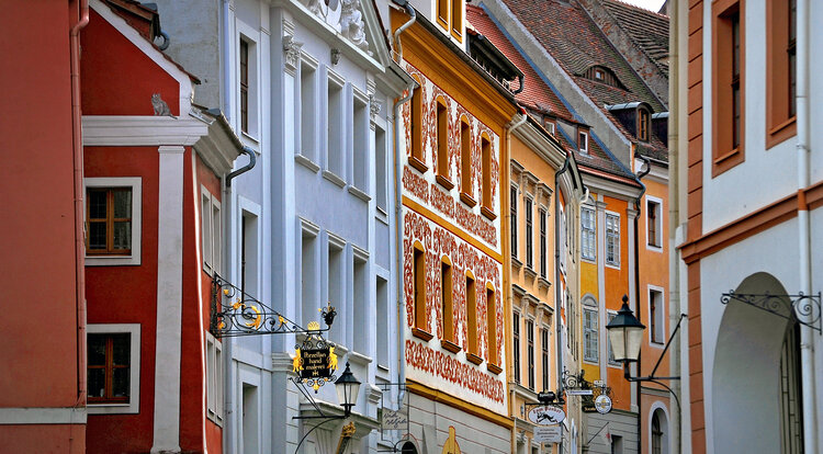 Goerlitz Neissstrasse facade Zeitreise durch Görlitz