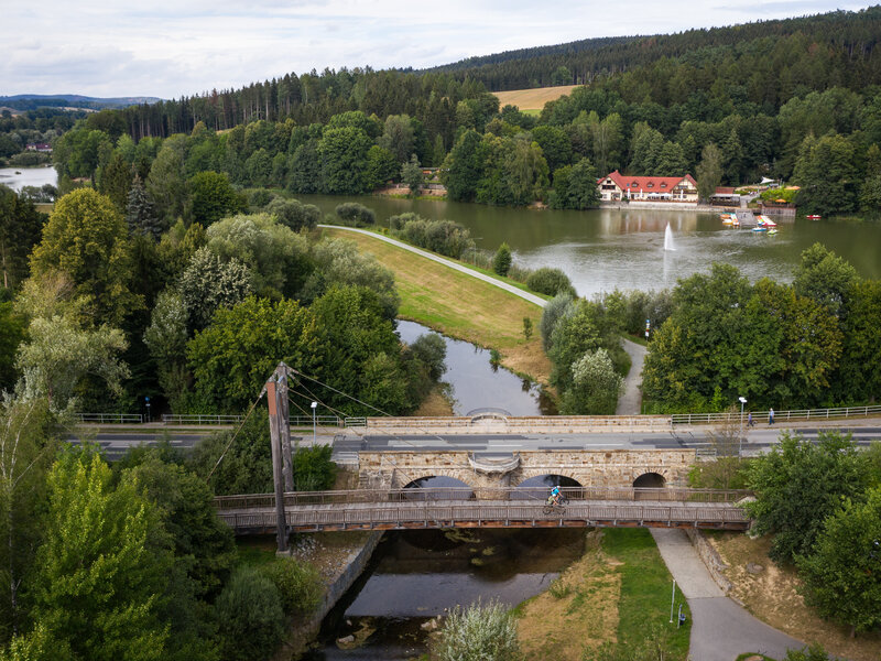 Spreeradweg Stausee Sohland