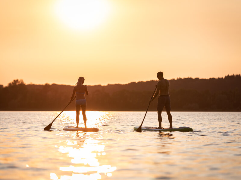 Stand-Up Paddeling Stausee Bautzen