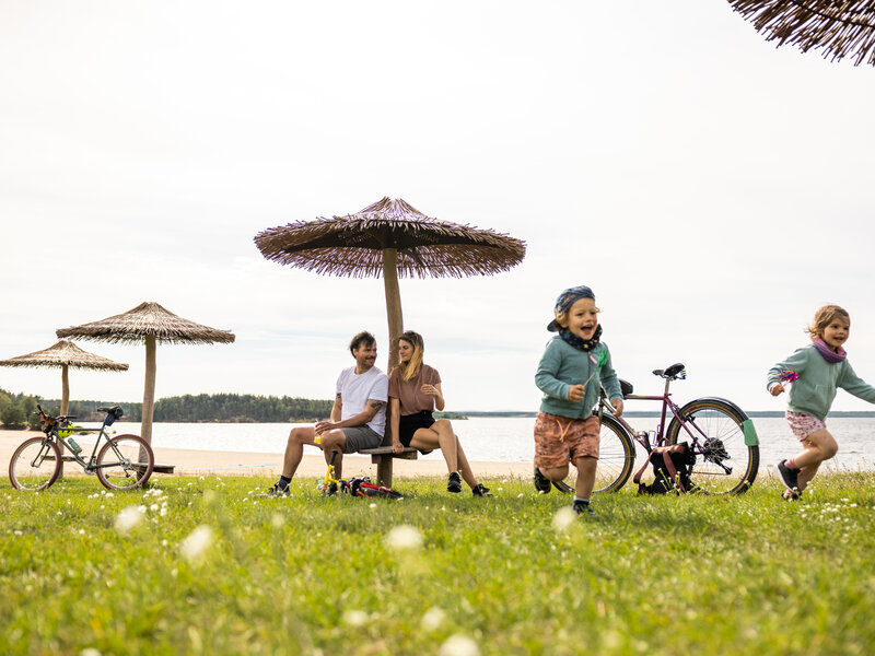 Rodzinne wakacje na rowerze nad Baerwaldersee