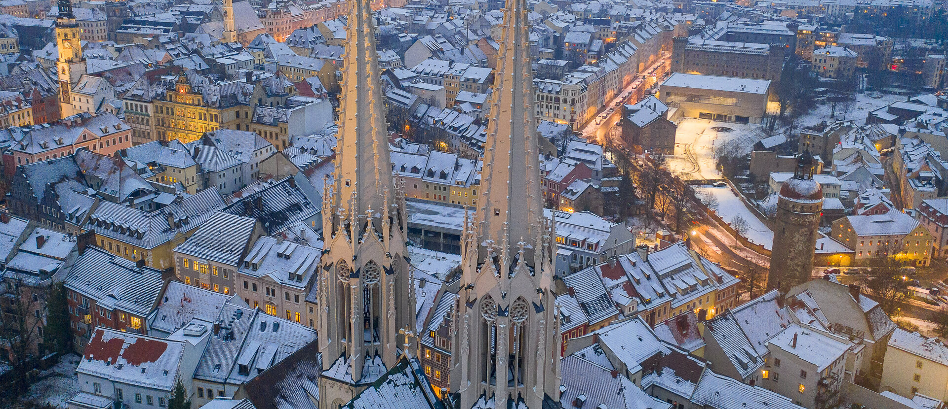 Görlitzer Altstadt im Winter Görlitzer Altstadt im Winter