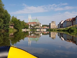 Paddeln auf der Neiße