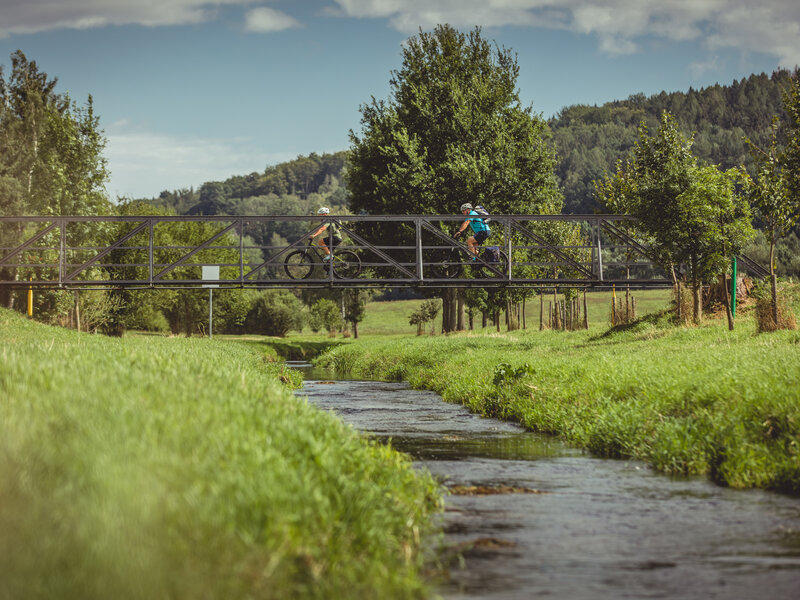 Spree cycle path Taubenheim Neusorge