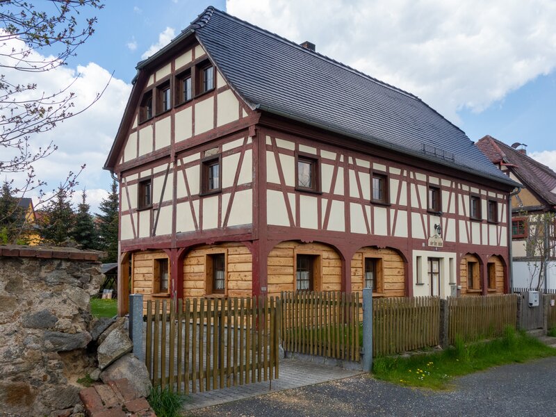 Umgebindehaus am Zwillingsradweg