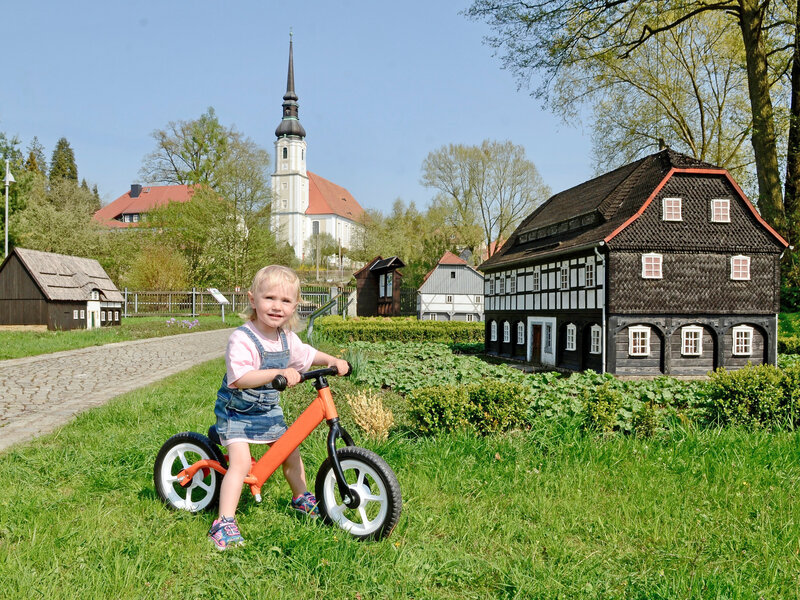 Cunewalde half-timbered house park