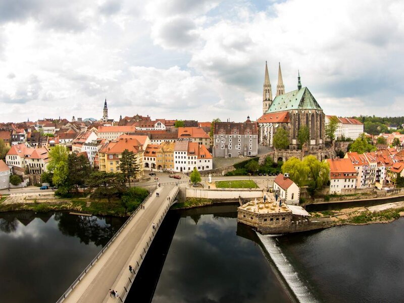 Blick auf Goerlitz Altstadtbruecke