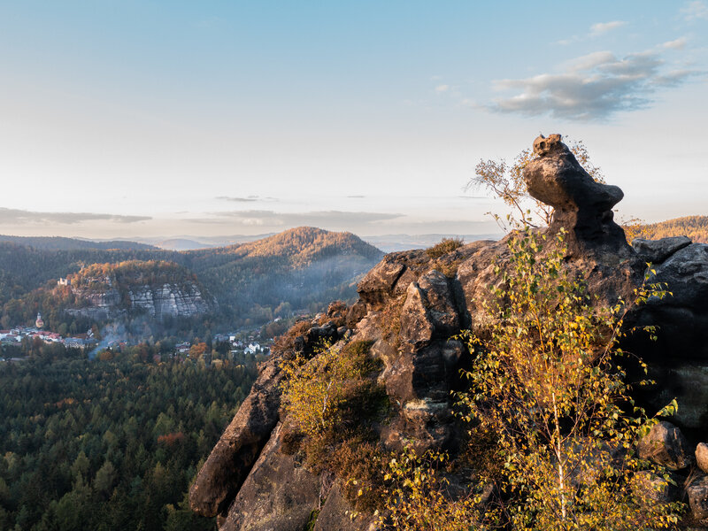 Stone zoo in the Zittau Mountains