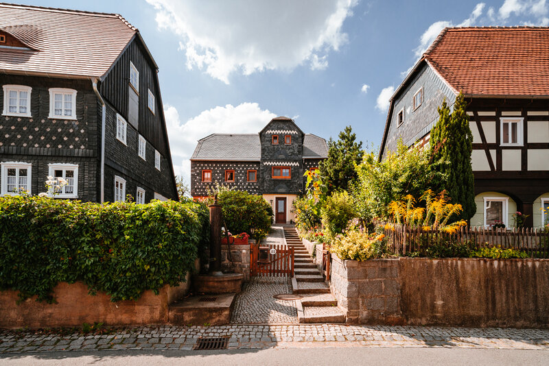 Obercunnersdorf half-timbered house