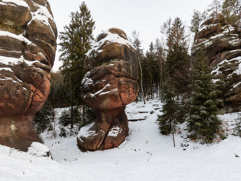 Kelchsteine im Winter © Mario Kegel Abbildung Kelchsteine im Winter © Mario Kegel