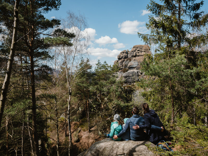 Abbildung Wandern im Zittauer Gebirge