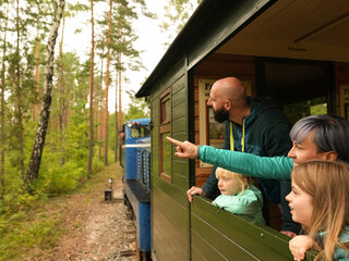 Fahrt mit der Waldeisenbahn Muskau