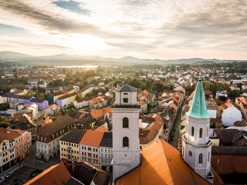 Blick ueber Zittau