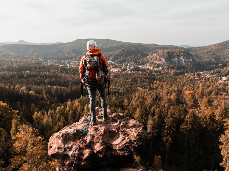 Pěší turistika v Žitavských horách © Mario Kegel Abbildung Pěší turistika v Žitavských horách © Mario Kegel