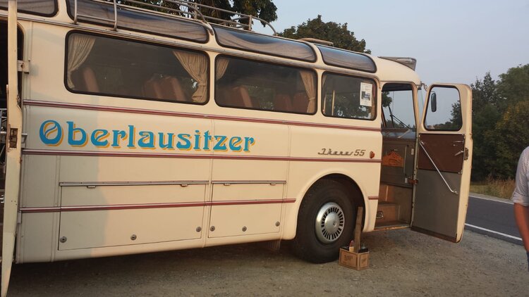 Fahrt mit dem Oberlausitzer Oldtimerbus