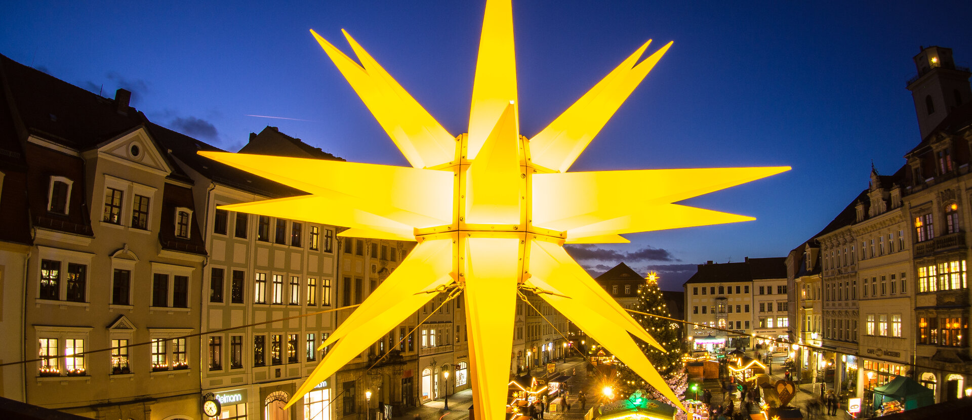 Zittau mit Herrnhuter Stern Zittau mit Herrnhuter Stern