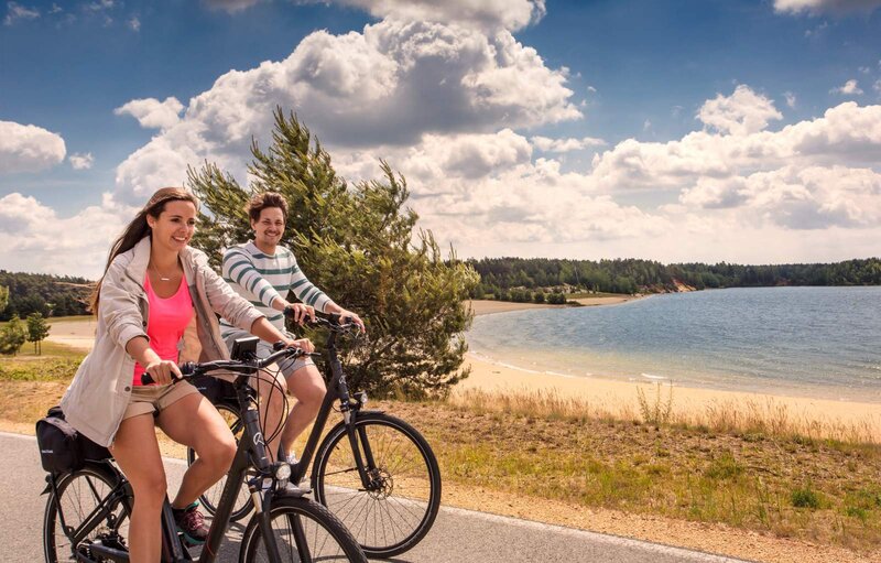 Cycling in the Lusatian Lakeland