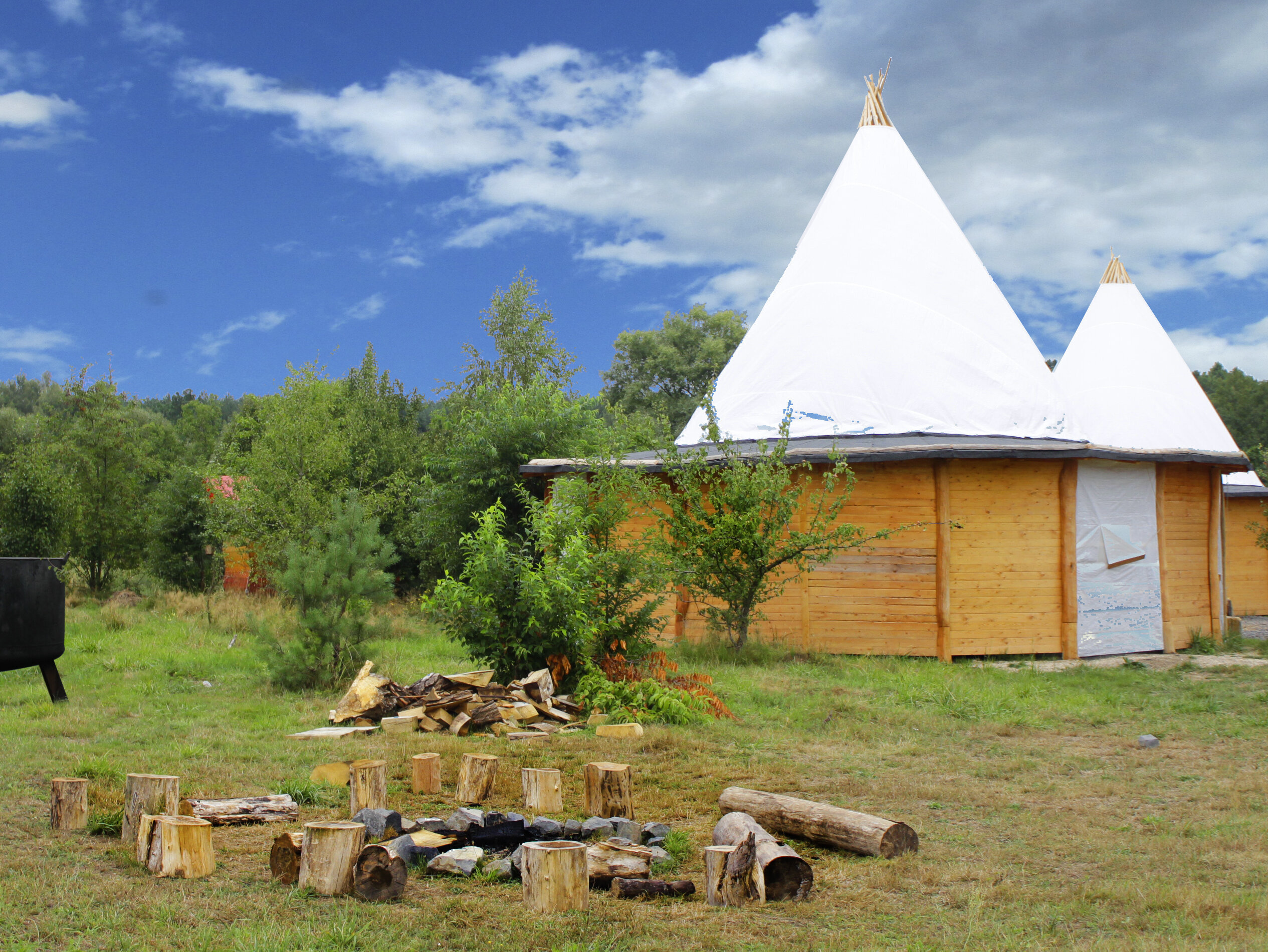 Tree house camp Abbildung Tree house camp