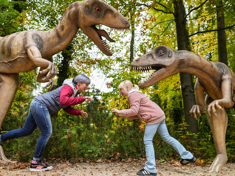 Dinosaur park in Kleinwelka