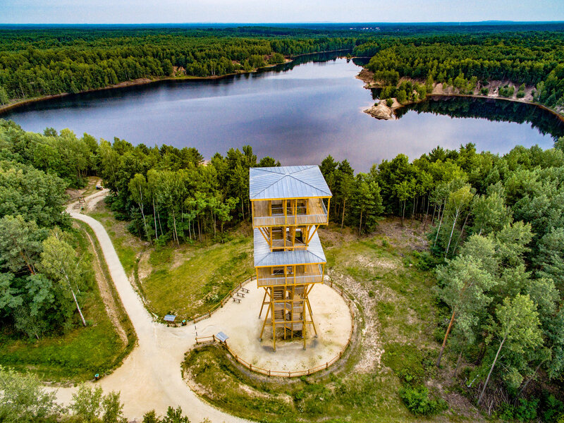 Afryka with observation tower