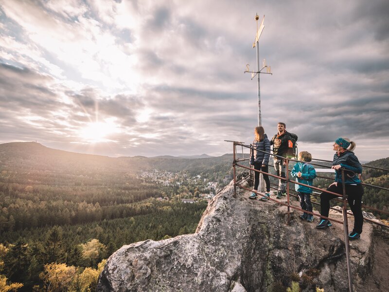 Nonnenfelsen im Zittauer Gebirge