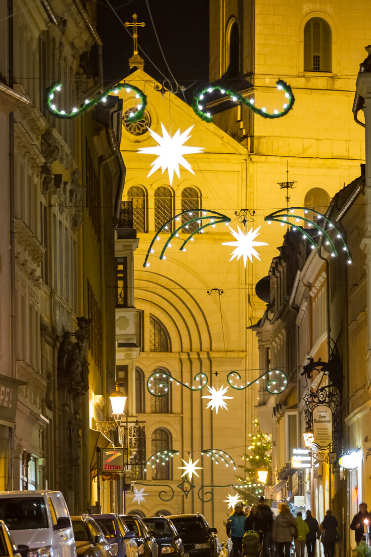 Adventsmarkt St.Johannis mit Herrnhuter Sternen Herrnhuter Sterne