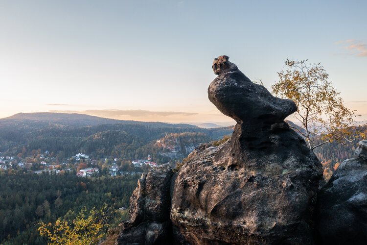 003171 AN Wandern mit Familie im Zittauer Gebirge Familienauszeit im Zittauer Gebirge in der Ferienwohnung Bahnelblick