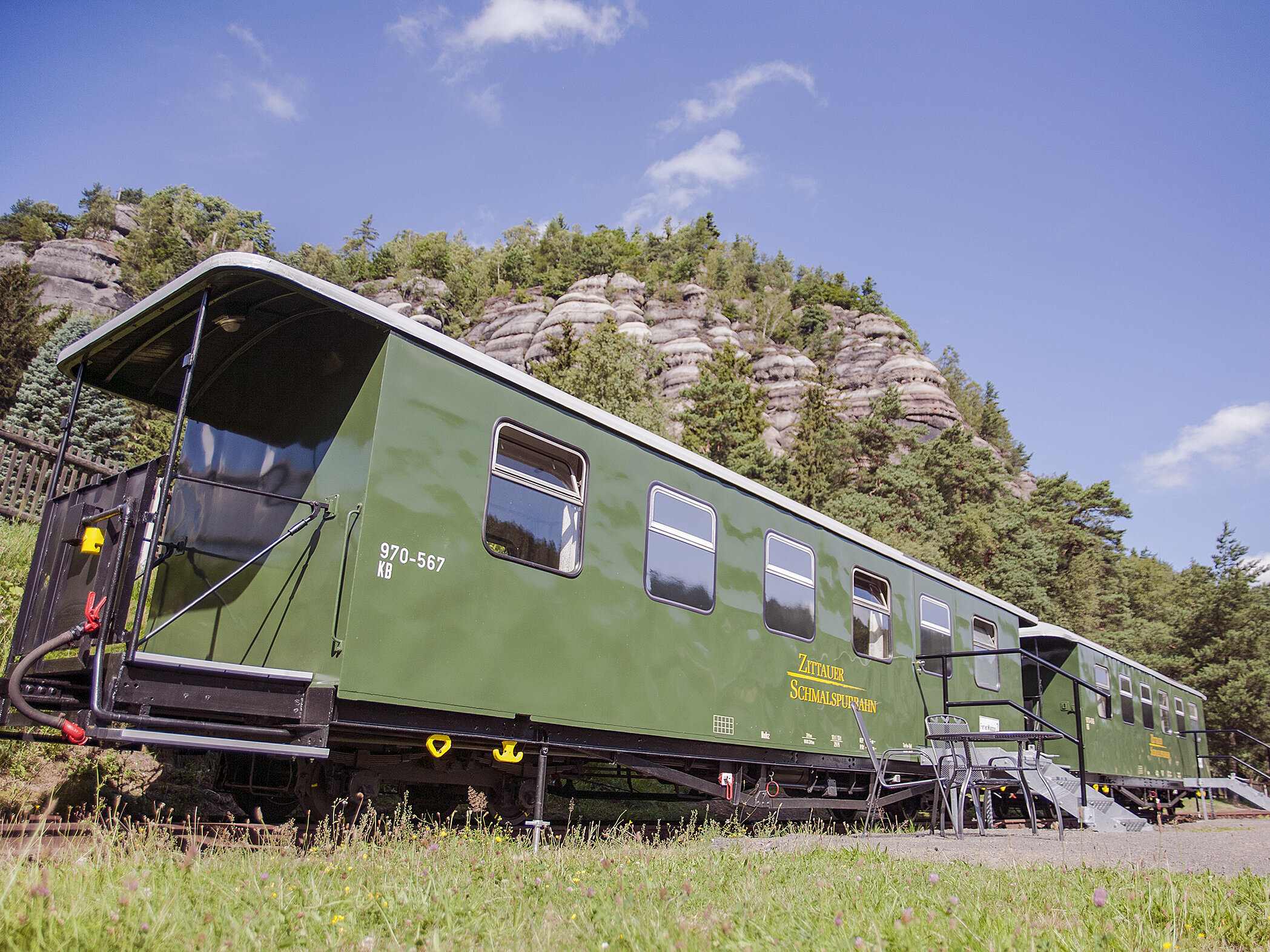Exterior view of vacation wagon Abbildung Exterior view of vacation wagon