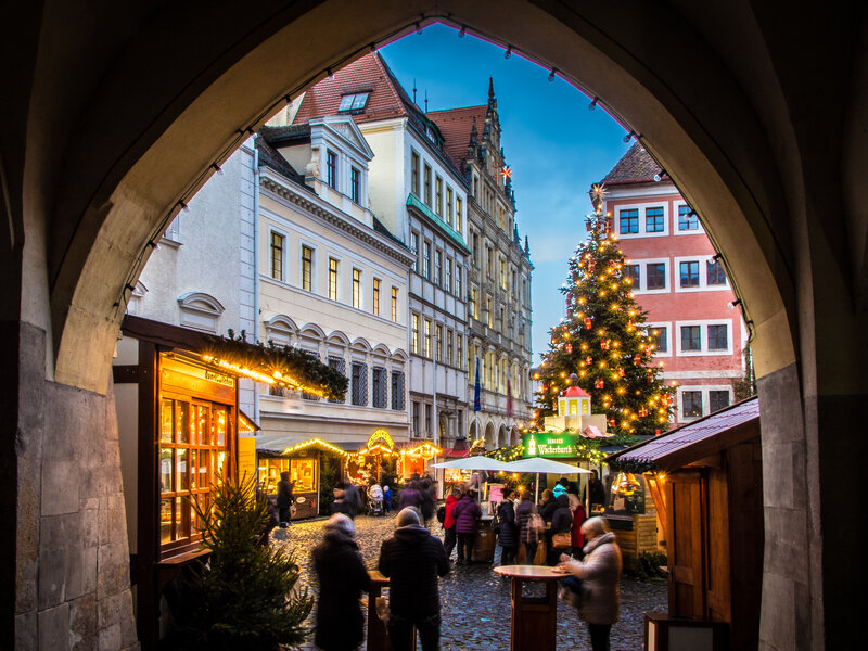 Vánoční trh Goerlitz Vánoční strom