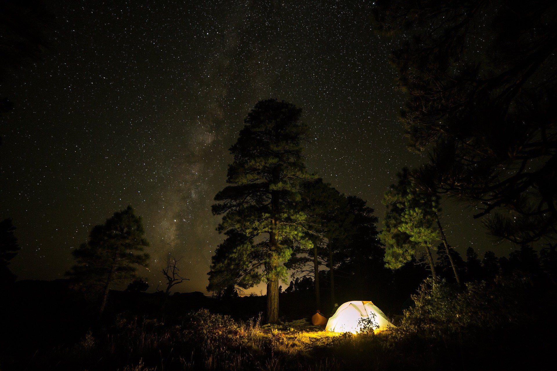 Camping unterm Sternenhimmel