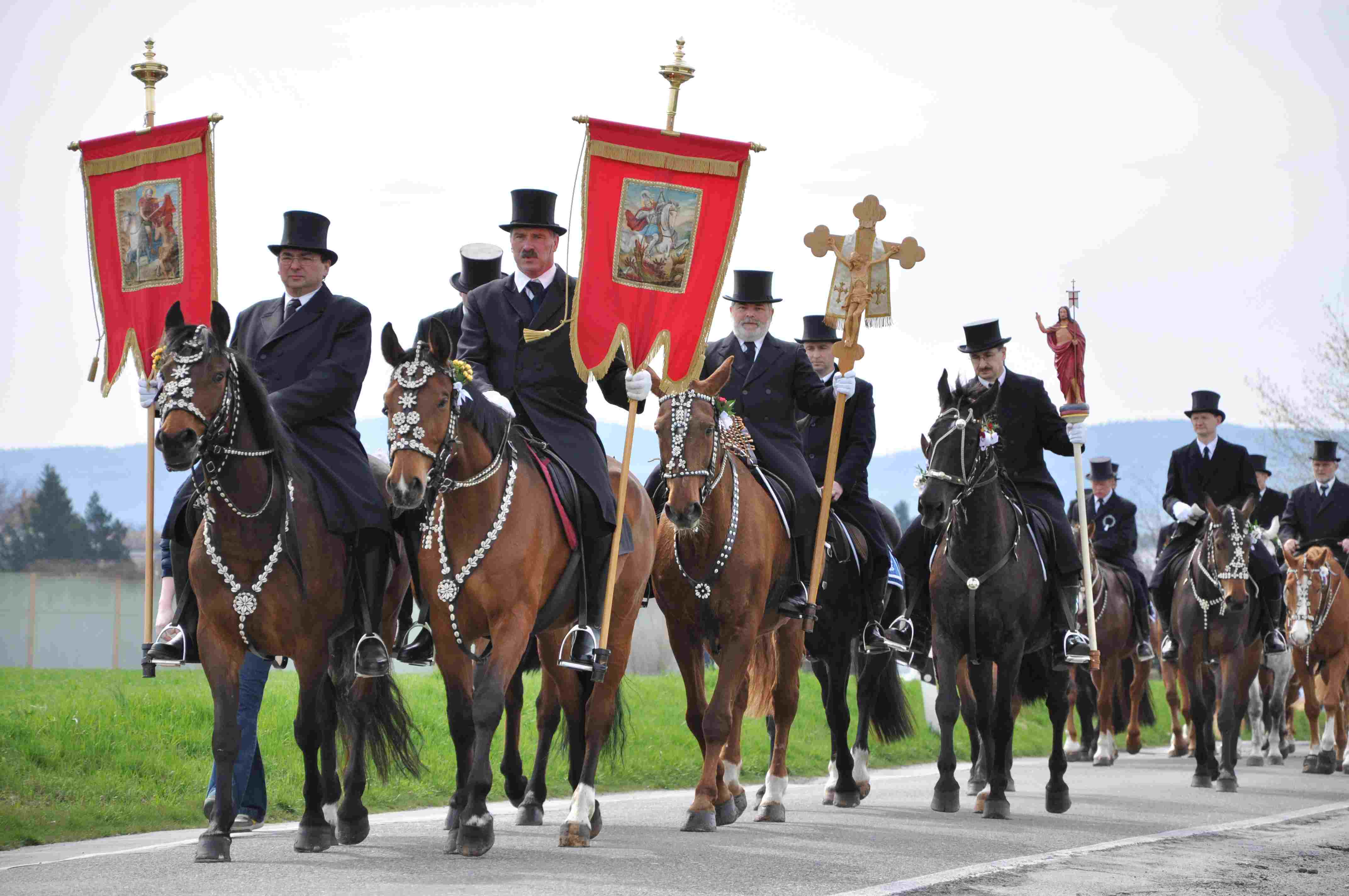 Procesja jeźdźców wielkanocnych w Bautzen