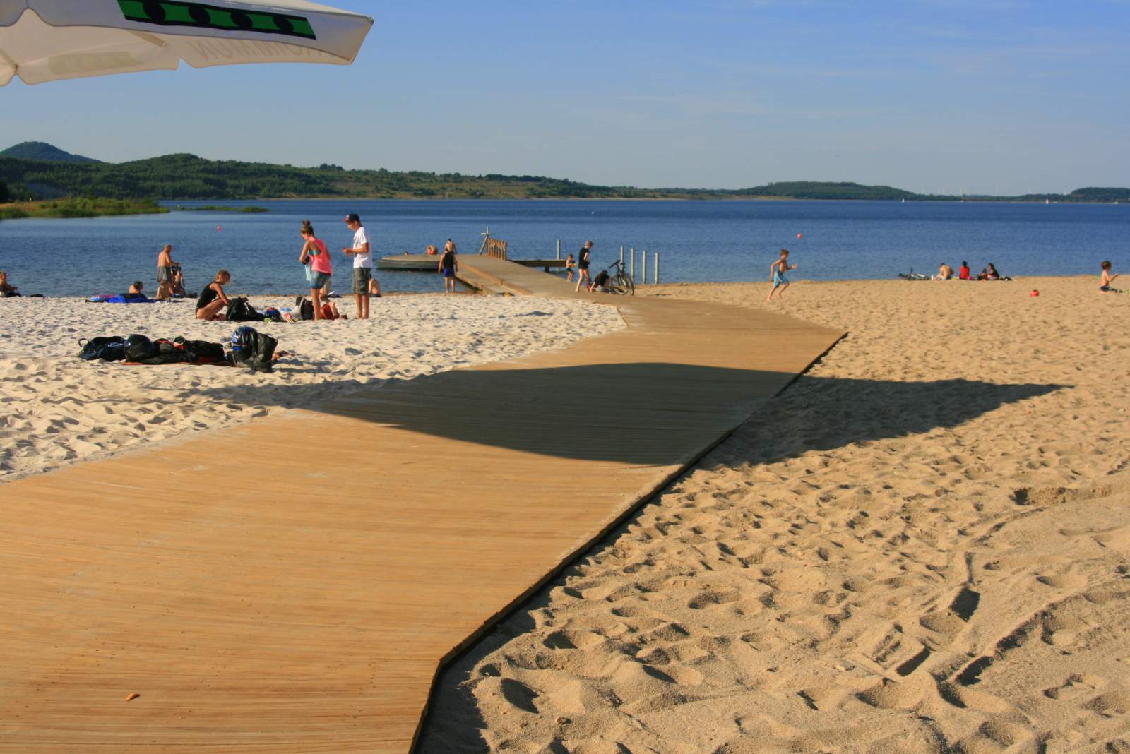 Berzdorfské jezero Modrá laguna