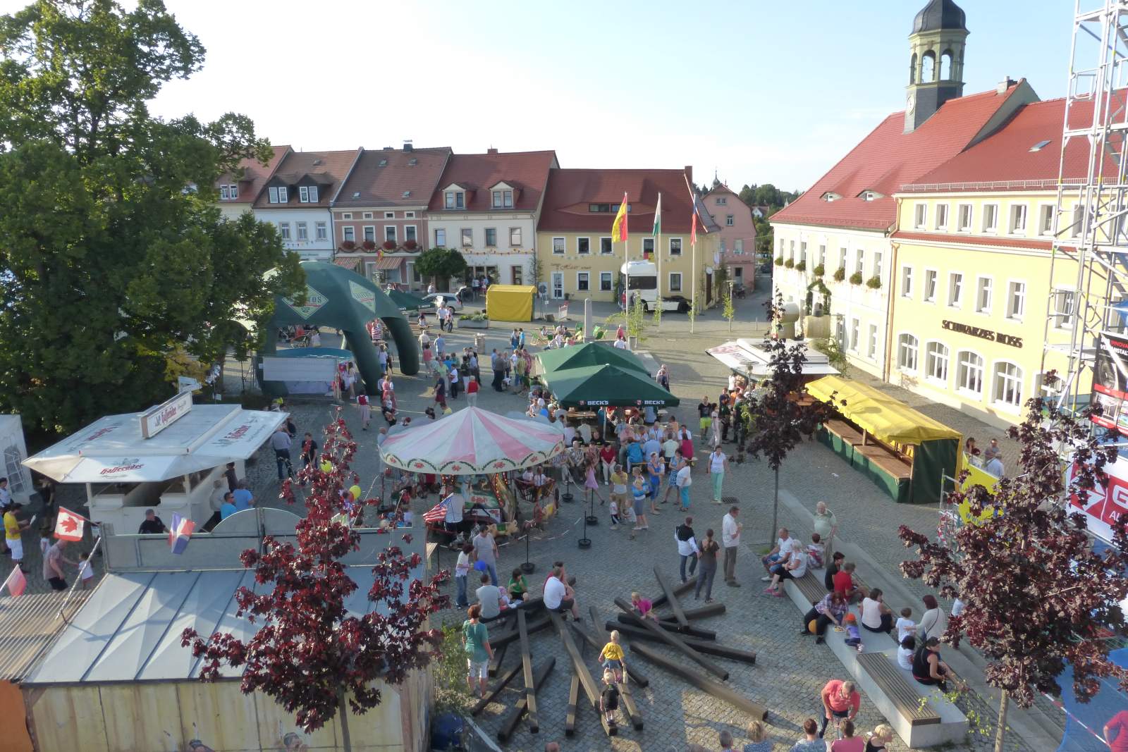 Targowy zgiełk na Festiwalu Dziedzictwa Elstry