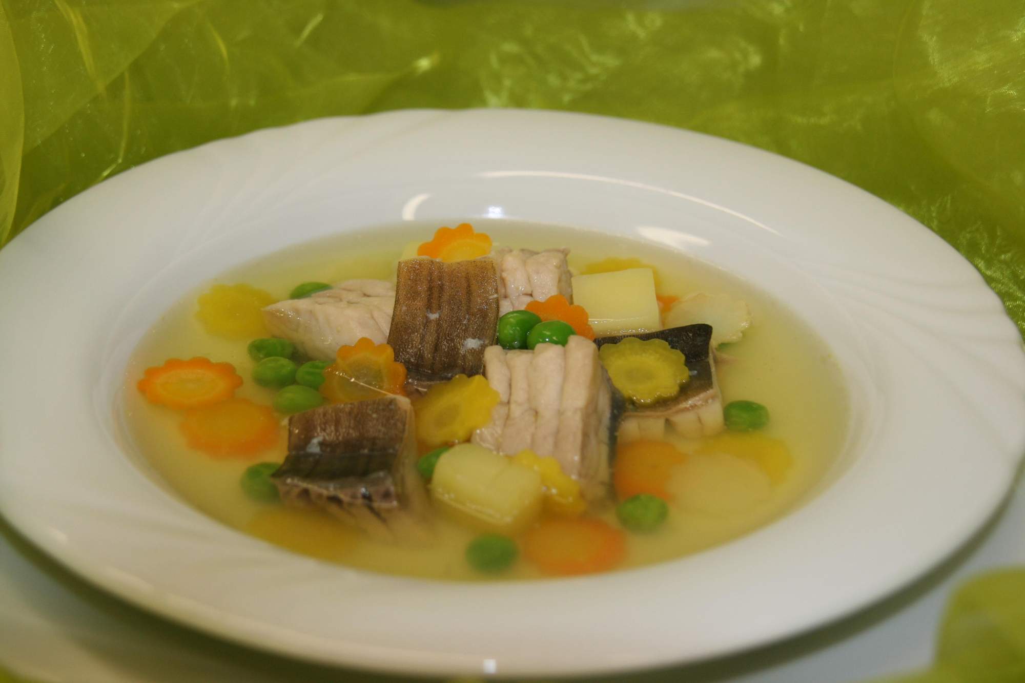 Carp vegetable soup