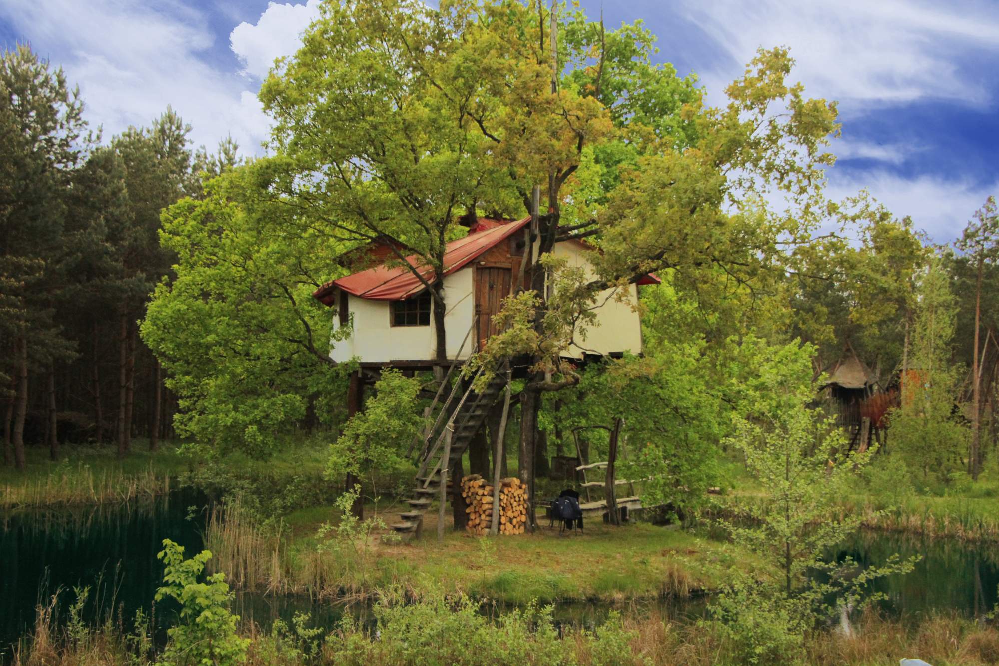 Island tree house