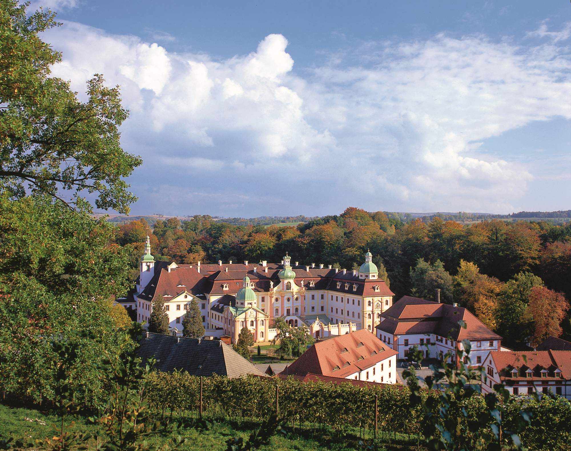 St. Marienthal Monastery from the vineyard