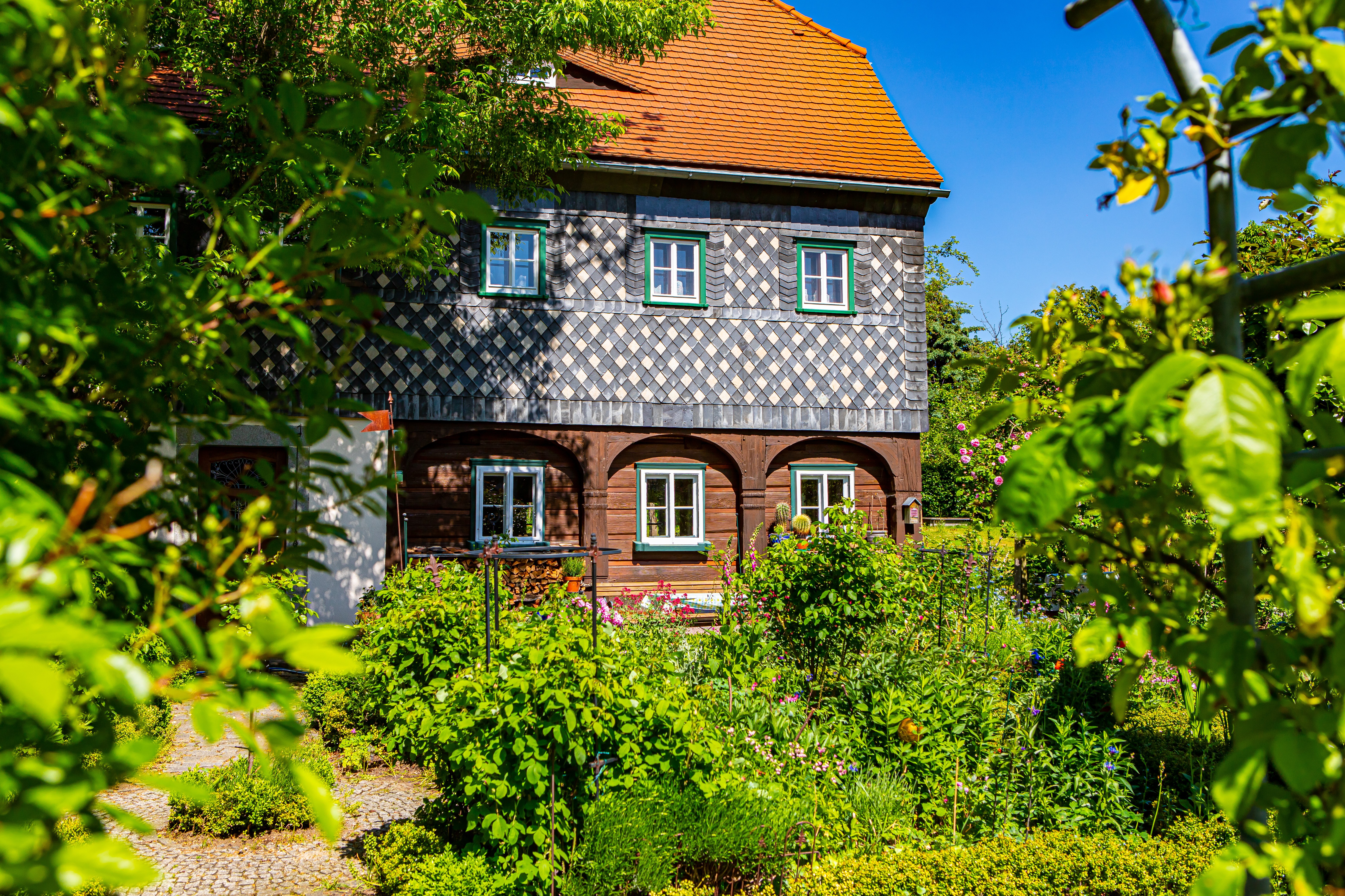 Abbildung Upper Lusatia half-timbered house