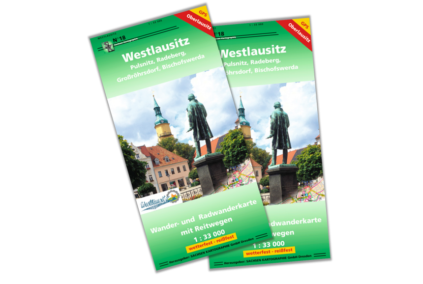 Wander- und Radkarte "Westlausitz"