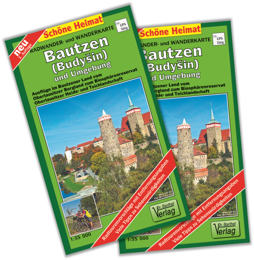 Radwander- und Wanderkarte Bautzen und Umgebung